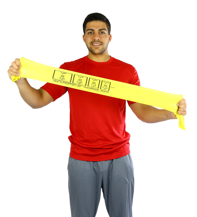 CanDo DIGIBAND-Y BOX Accuforce Exercise Band - 6 Yard Roll - Yellow - X-Light