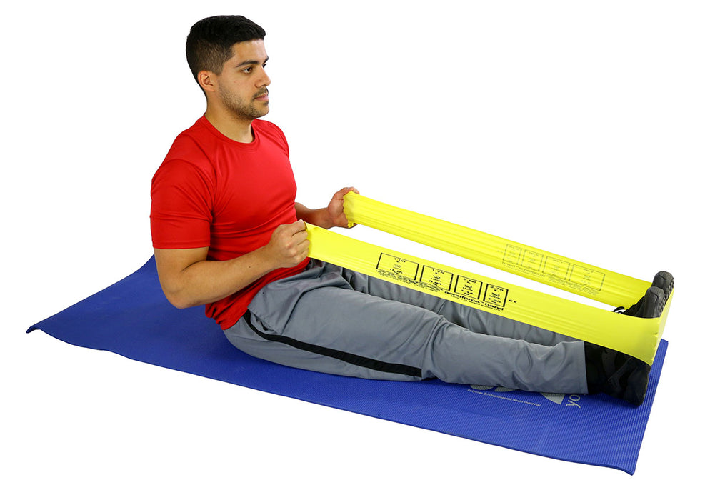 CanDo DIGIBAND-Y BOX Accuforce Exercise Band - 6 Yard Roll - Yellow - X-Light