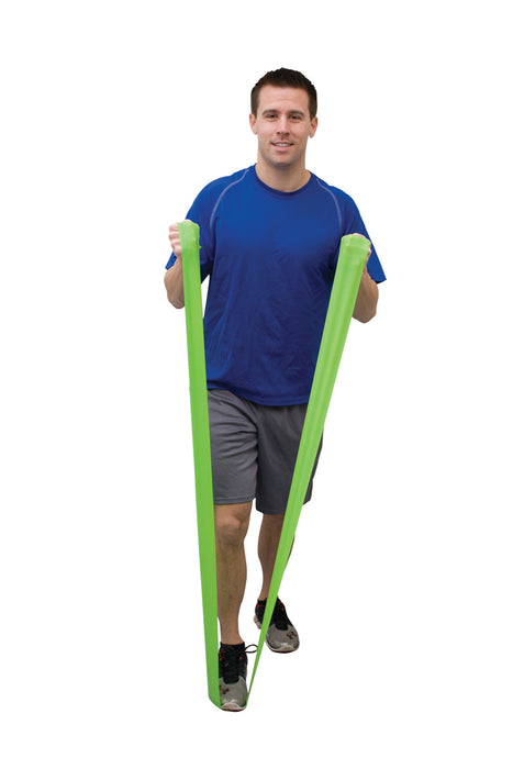 Val-u-Band A50502 .011X5 Resistance Bands, Dispenser Roll, 6 Yds., Lime-Level 3/7, Contains Latex