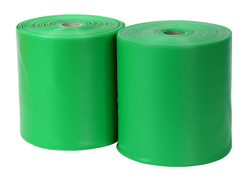 Sup-R Band 10-6333 Latex-Free Exercise Band - Twin-Pak - 100 Yard - (2 - 50 Yard Boxes) - Green