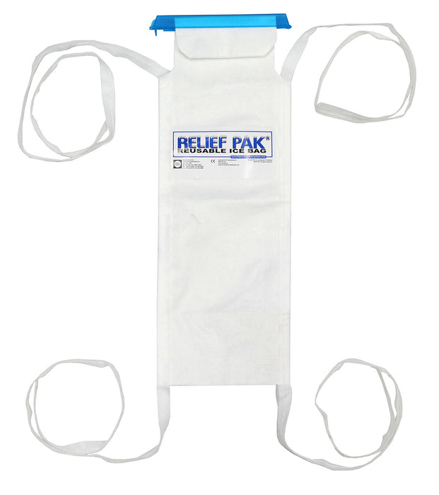 Relief Pak IB-4 Insulated Ice Bag - Tie Strings - Small - 5" X 13"