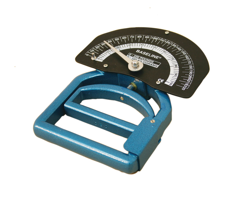 Baseline 12-0282 Smedley Spring Dynamometer, Child, 110 Lb. Capacity