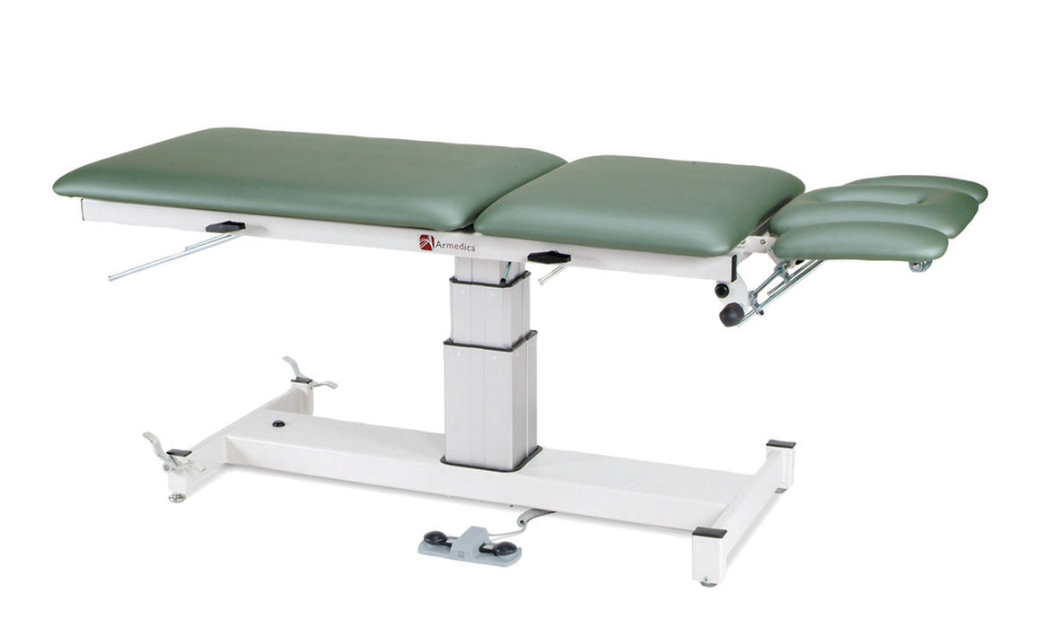 Armedica AM-SP400 Treatment Table - Motorized Pedestal Hi-Lo, 4 Section