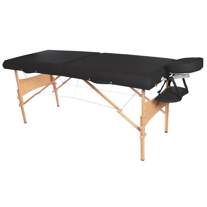 3B Scientific W60602BK Deluxe Massage Table, 30" X 73", Black