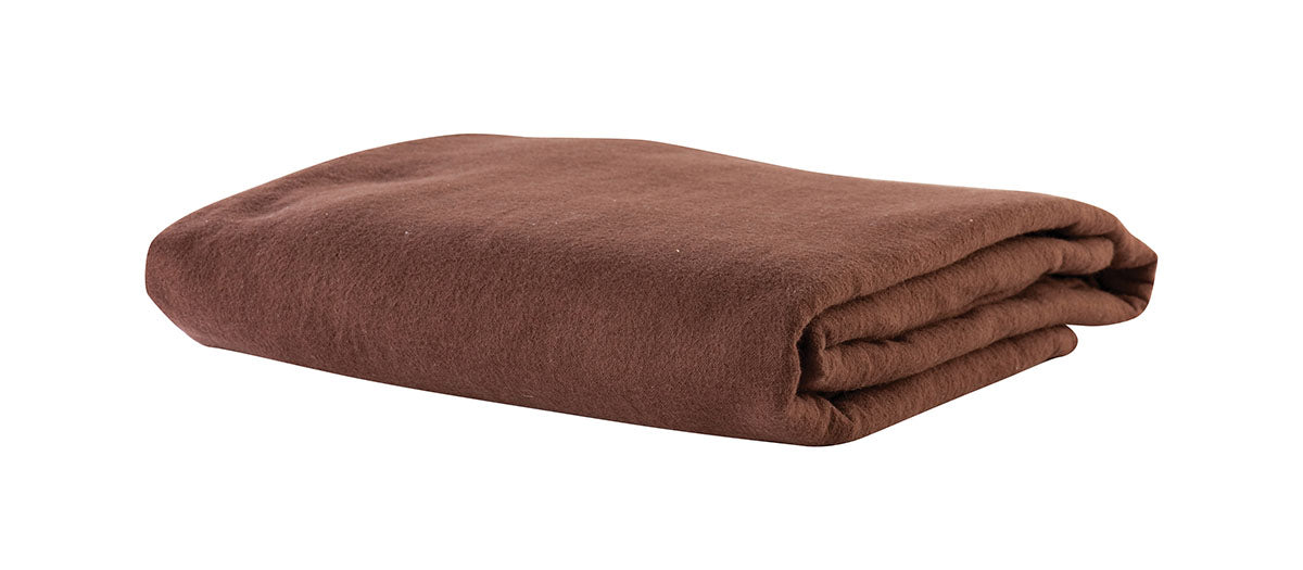 CanDo DIS 229 0024 09 Massage Sheet Set - Includes: Fitted, Flat And Cradle Sheets - Cotton Flannel - Dark Chocolate