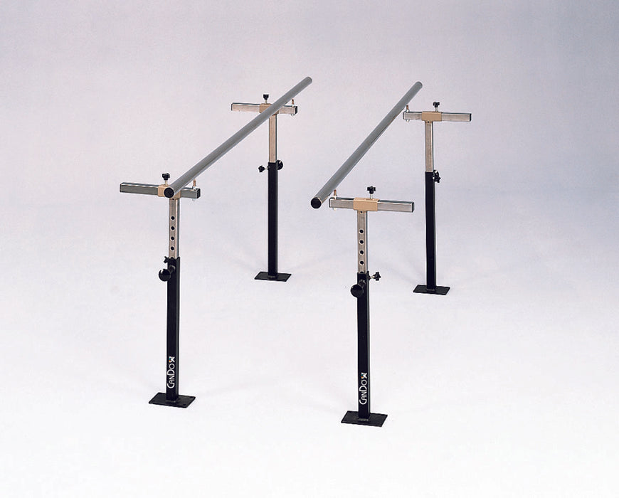 CanDo 3-4010PL Floor Mounted Parallel Bars, Height & Width Adjustable, 10'