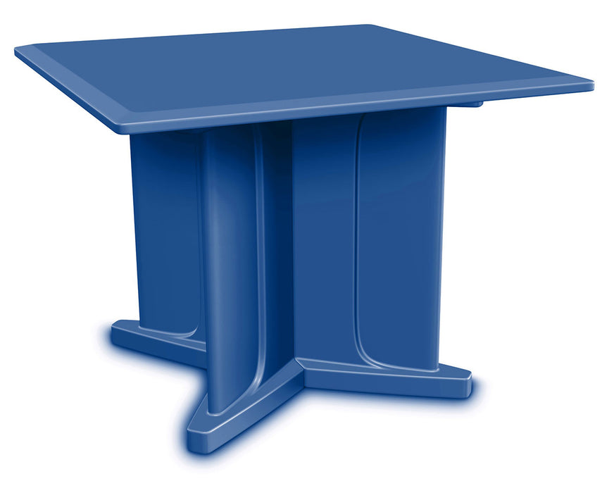 Cortech USA 66751(BG) Endurance Table 48" Round X-Base Flame Retardant, Blue Grey