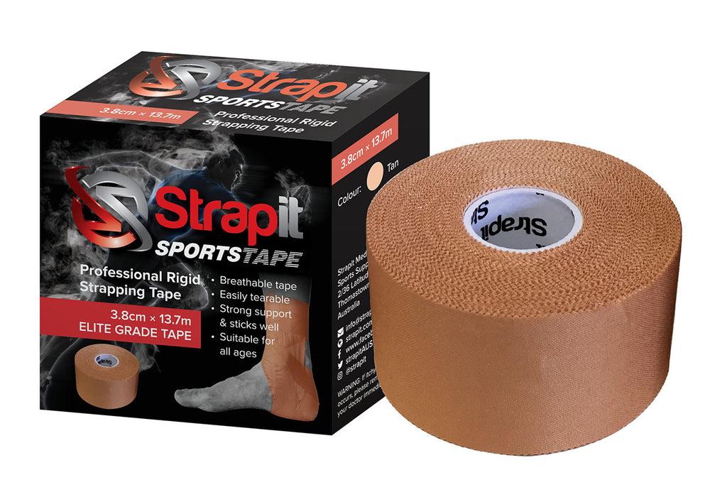 Strapit PROBLK12 Combo Pack, Professional Strapping Tape, Tan/White, 12 Pack