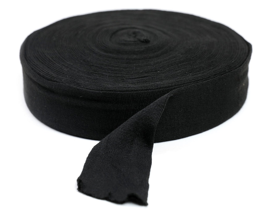 CanDo 24-4156 Black Polyester Stockinette - 2" X 25 Yard