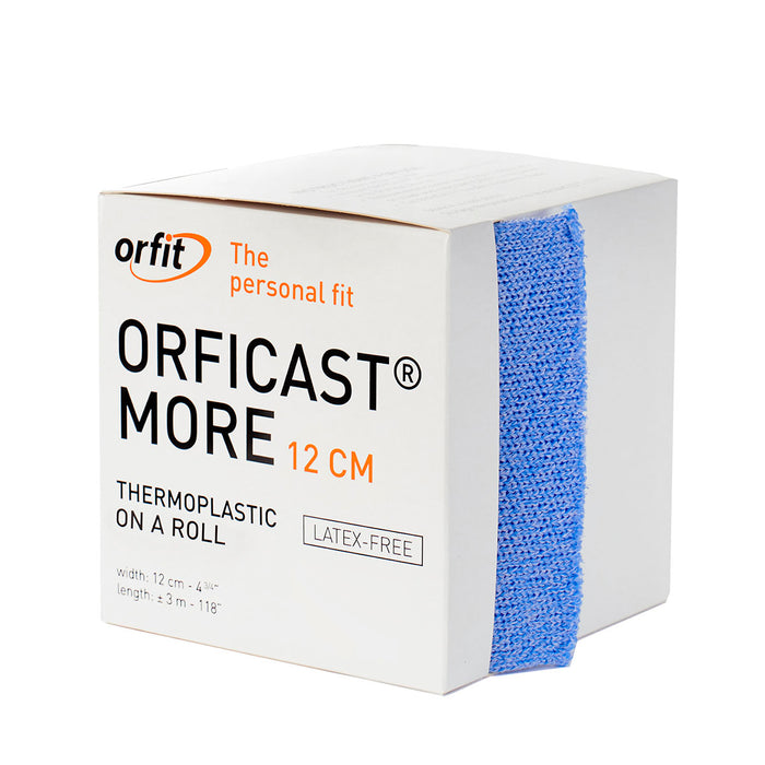 Orfit 24-5611-6 Orficast More Thermoplastic Tape, 5" X 9', Blue, Case Of 6