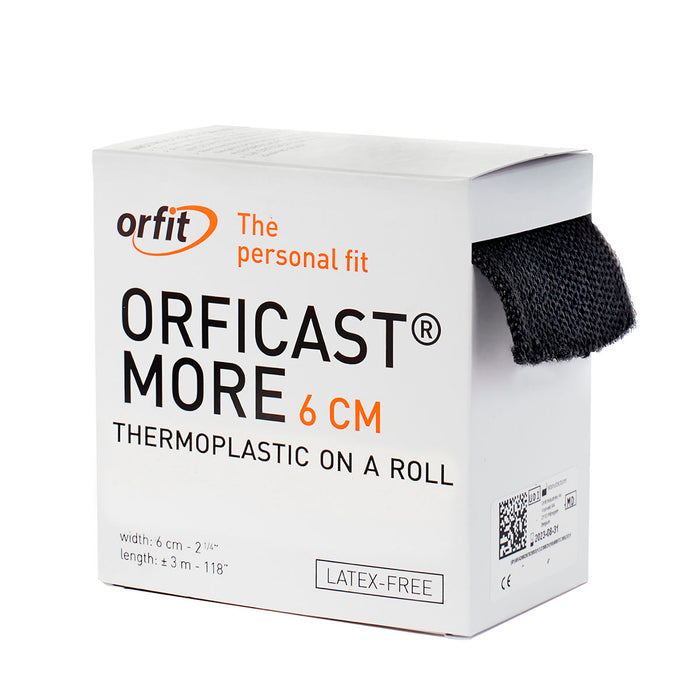 Orfit 4035Z Orficast More Thermoplastic Tape, 2" X 9', Black