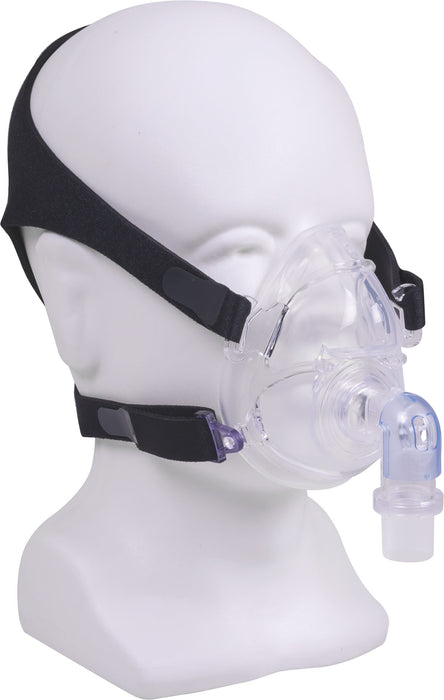 Compass Health PB7800M Zzz-Mask Full Face Mask With Headgear, Medium