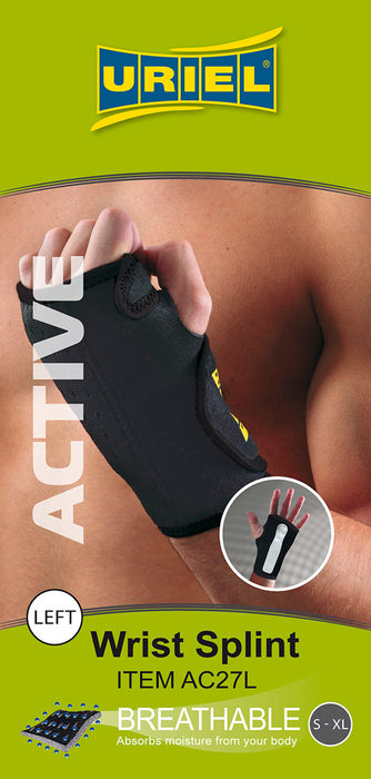 Uriel AC27L 0 Neoprene Maximum Wrist Support, Universal Size, Left