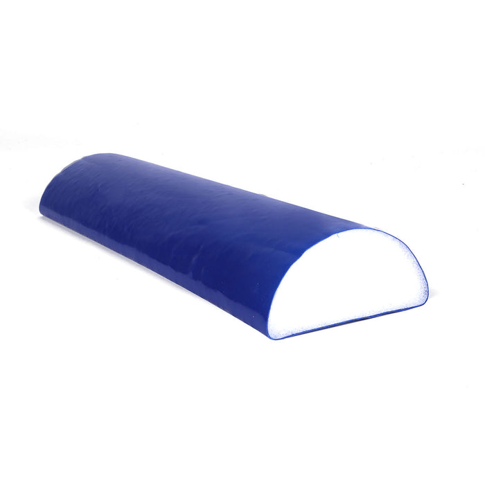 CanDo 30-2246 Foam Roller - Pe Foam, Blue Tufcoat Finish - 4" X 12" - Half-Round