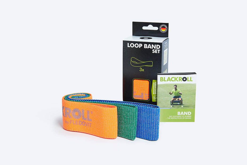 BLACKROLL BRSETLBOGB Loop Band Set, 12", 1 Each Light, Medium, And Strong Intensity