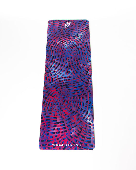 Yoga Strong S2715 , Yoga Mat 72" X 24", Purple/Red