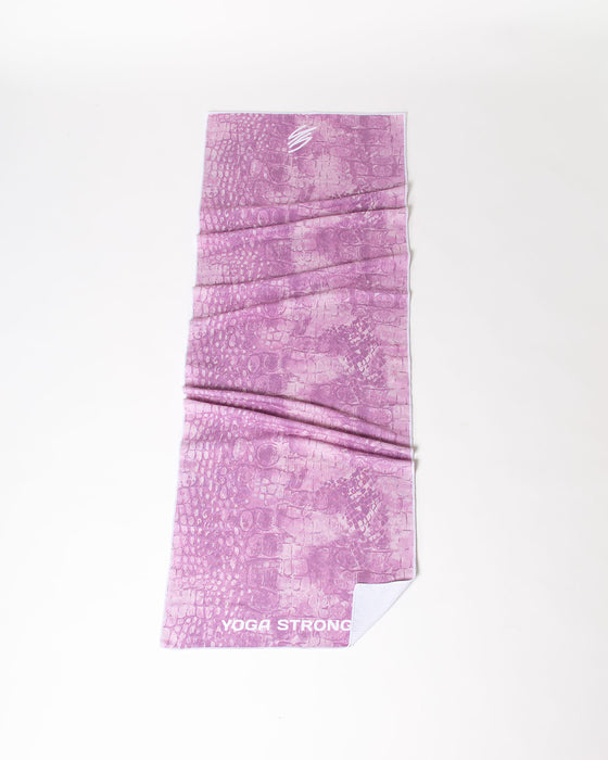 Yoga Strong N2071T , Anti Slip Towel, Lavender Croc Skin