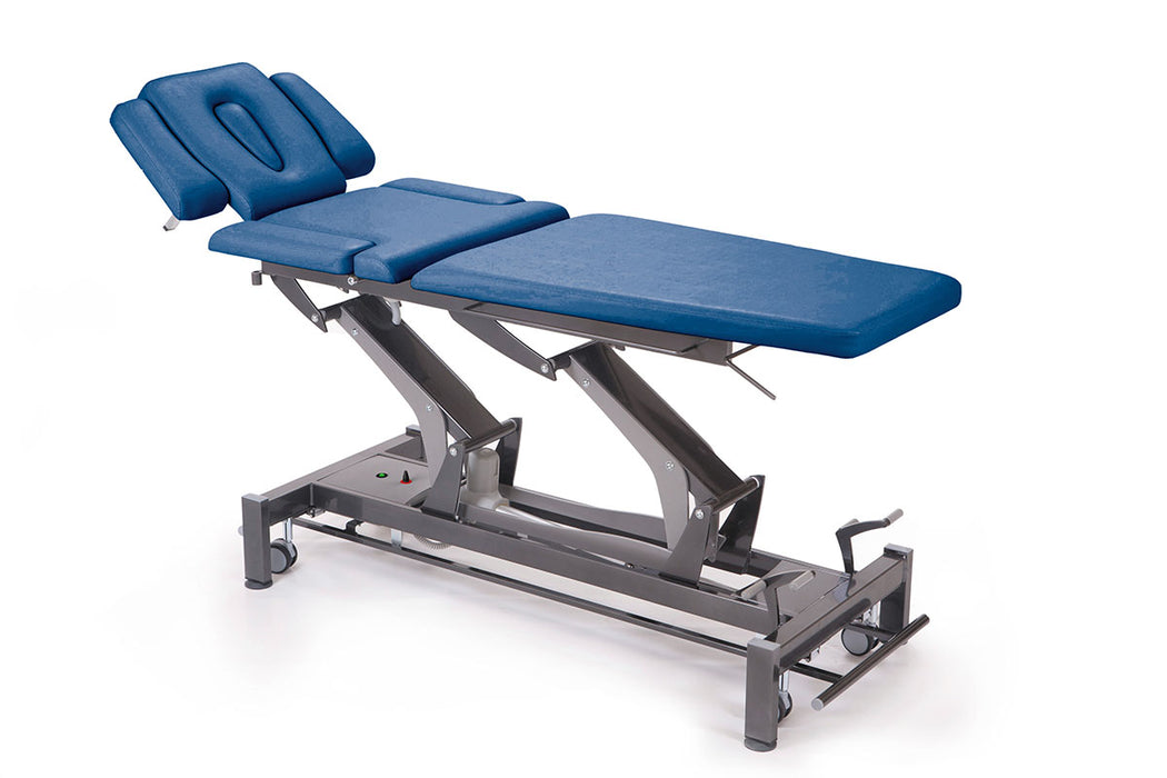 Montane 3573119XLUS Andes, 7 Section Wide Hi-Lo Treatment Table, Foot Bar Lift, 4 Casters