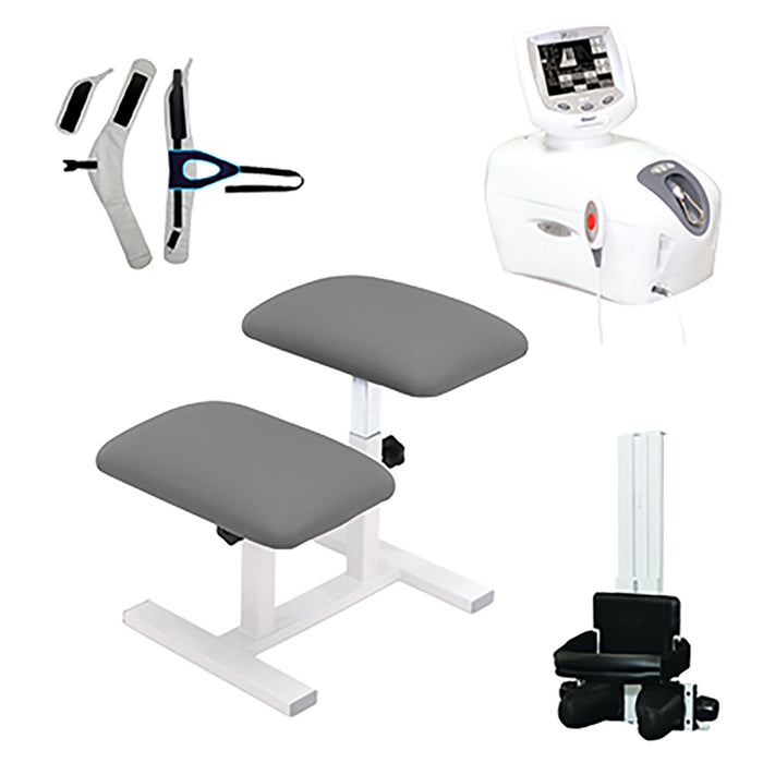 Chattanooga 35-2193 Traction Kit, Tx Traction Unit, Quickwrap Belt, Saunders Cervical, Graphite Grey Stool