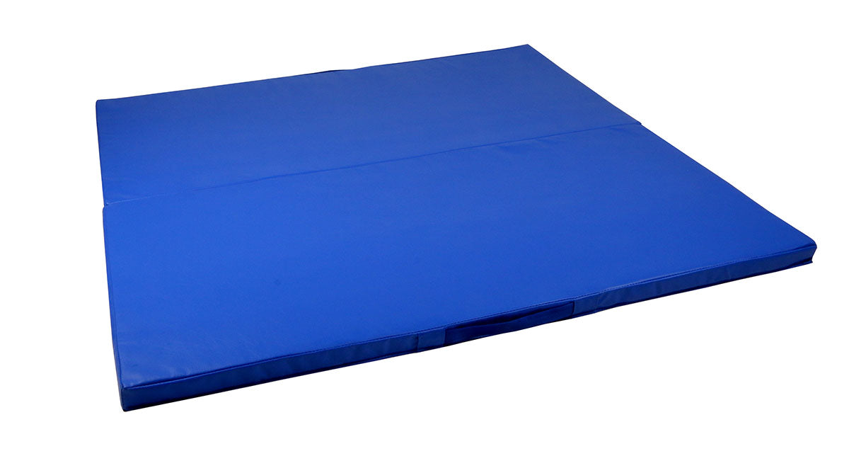 CanDo 705H 4x4x2 Mat With Handle - Center Fold - 2" Pu Foam With Cover - 4' X 4' - Specify Color