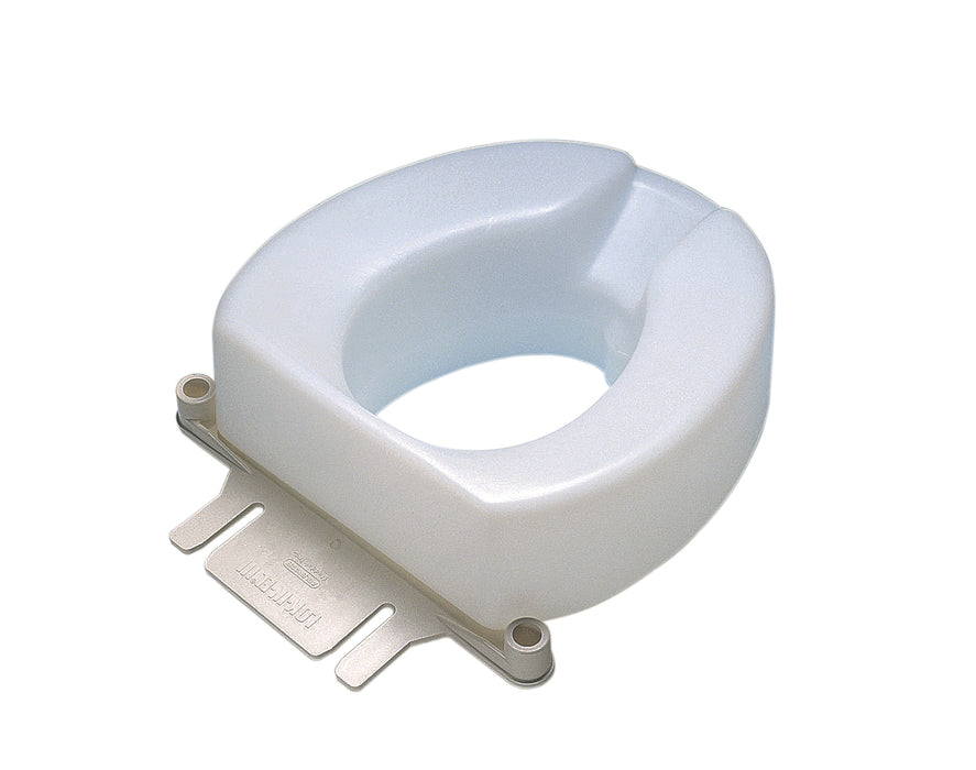 Maddak 43-2581 Raised Toilet Seat, Accessory, Bolt-Down Bracket