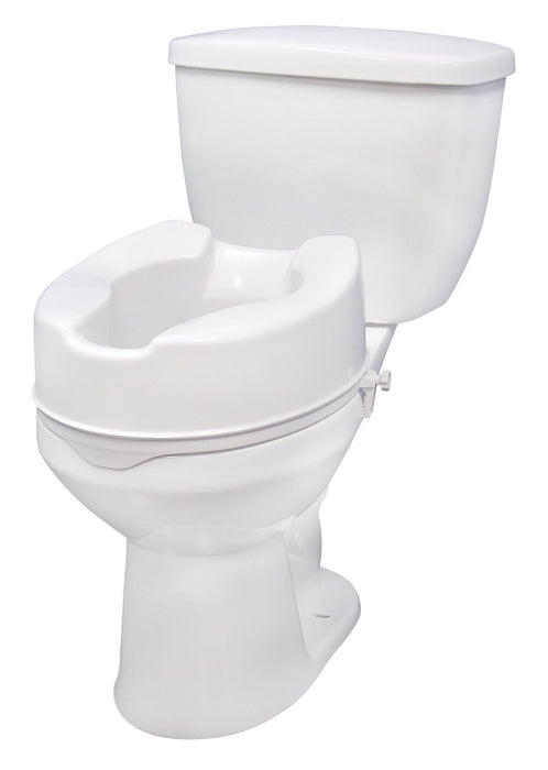 Drive 43-2611 , Raised Toilet Seat With Lock, Standard Seat, 6"