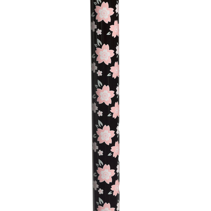 Drive rtl10303pf , Foam Grip Offset Handle Walking Cane, Pink Floral