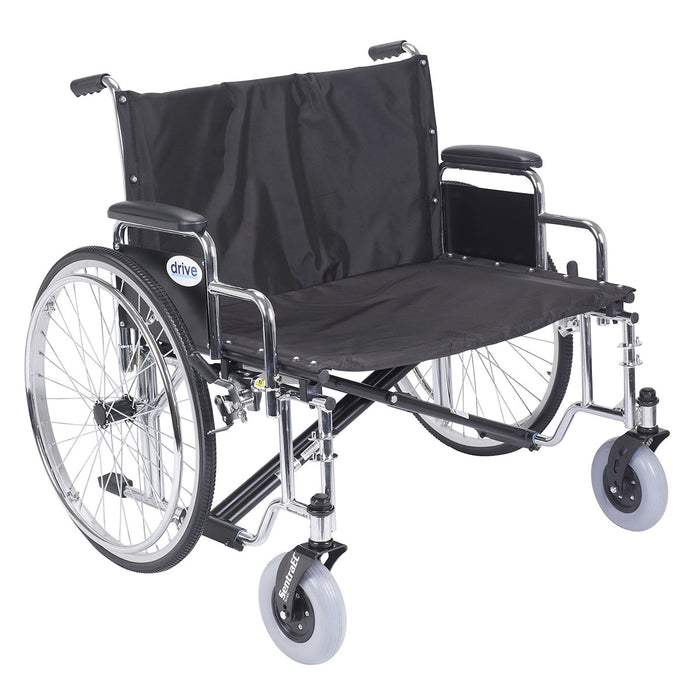 Drive std30ecdda , Sentra Ec Heavy Duty Extra Wide Wheelchair, Detachable Desk Arms, 30" Seat