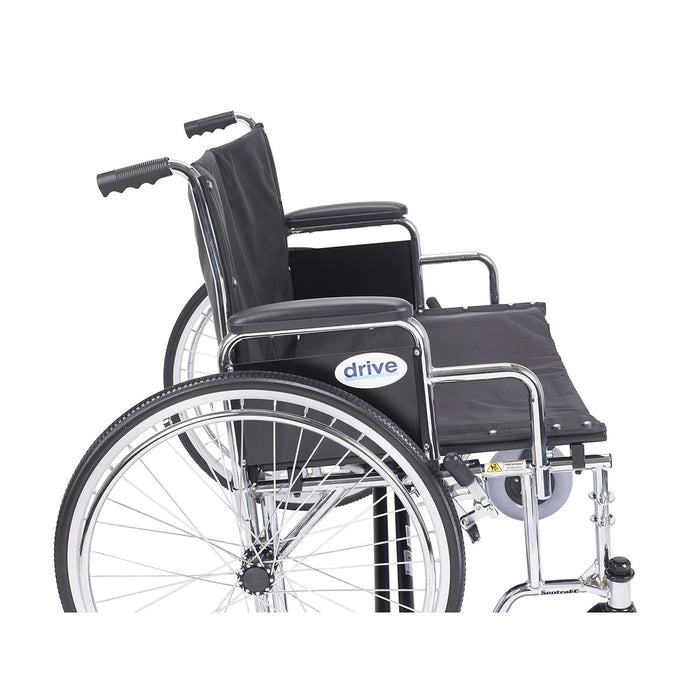 Drive std30ecdda , Sentra Ec Heavy Duty Extra Wide Wheelchair, Detachable Desk Arms, 30" Seat