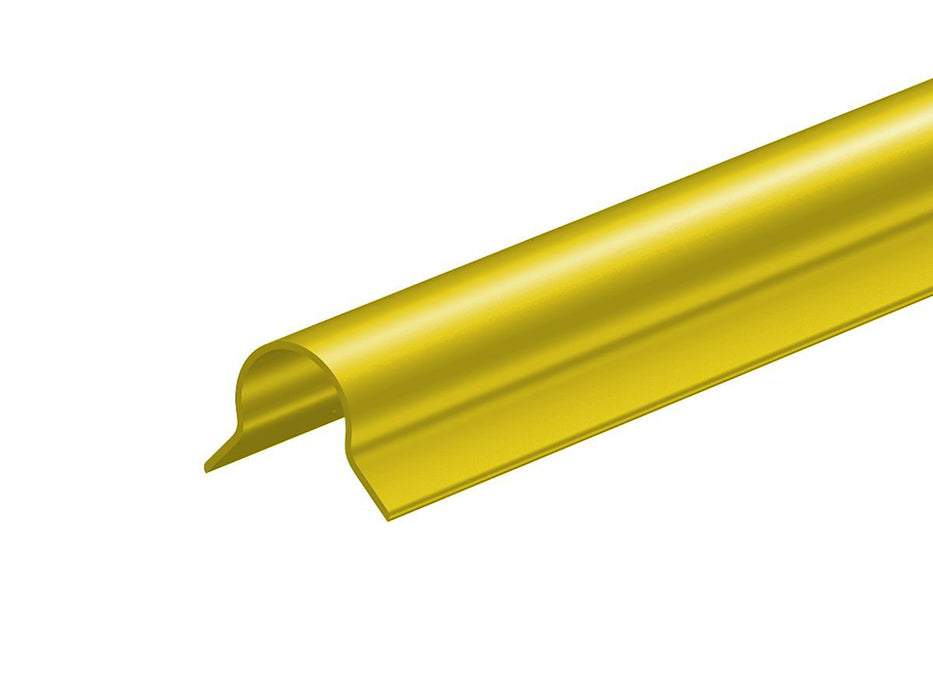 Cortech USA CGYBNA Corner Guard, Bullnose Yellow W/Ad, 2.5" X 48"