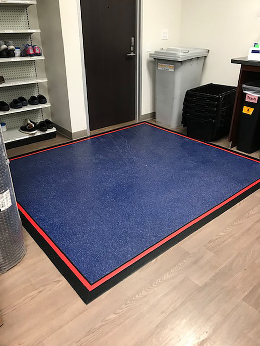 Dycem CZ01FS1230CO , Cleanzone Floor Mat System, 4' X 10', Cobalt