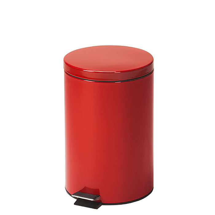 Clinton TR-20R , Small Round Waste Receptacle, Red, 20 Quart