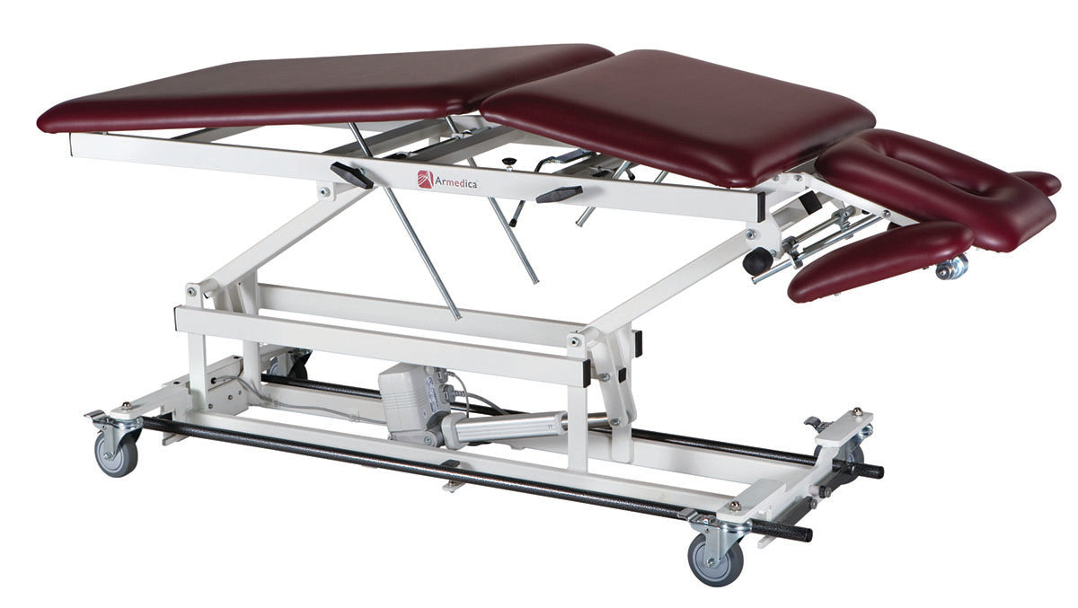 Armedica AM-500 220V Treatment Table - Motorized Hi-Lo, 5 Section, Elevating Center Section, 220V