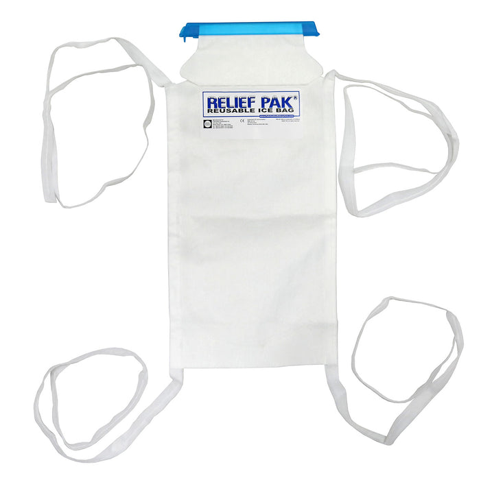 Relief Pak IB-3 Insulated Ice Bag - Tie Strings - Large - 7" X 13"