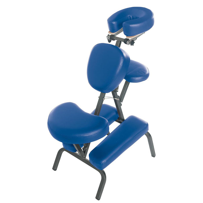 3B Scientific W60606B Portable Massage Chair - Blue