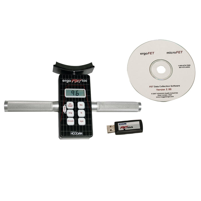 ErgoFET 5065 W/CD 500 Digital Push/ Pull Dynamometer With Clinic And Data Software