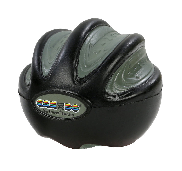 CanDo 10-1974 Digi-Squeeze Hand Exerciser - Small - Black, X-Firm