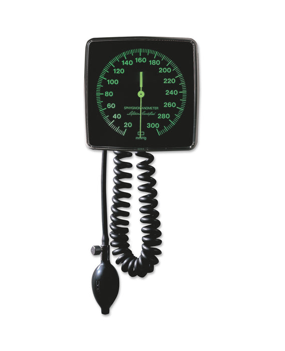 ADC 750W-11ABK Sphygmomanometer - Wall Mount - Aneroid Type With Adult Cuff