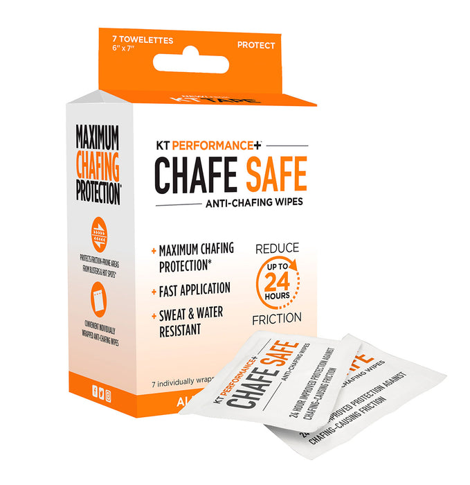 KT Tape 13-1556 Kt Performance+, Chafe Safe, Anti-Chafing Wipes