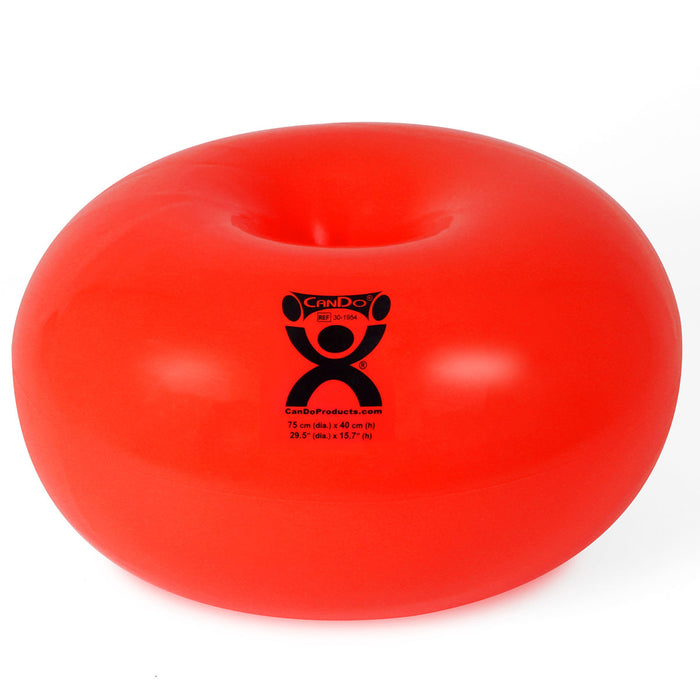 CanDo 30-1954 Donut Ball - Red - 30" Dia X 16" H (75 Cm Dia X 40 Cm H)