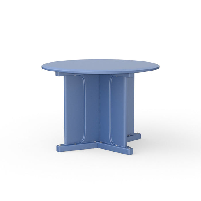 Cortech USA 66749(BG) Endurance Table 42" Round X-Base Flame Retardant, Blue Grey