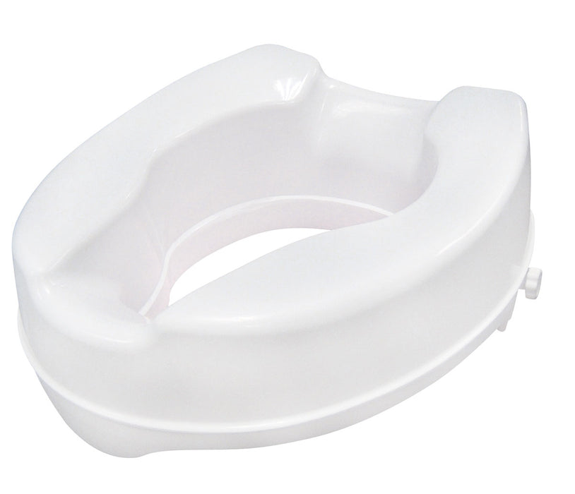 Drive RTL12064 , Raised Toilet Seat With Lock, Standard Seat, 4"