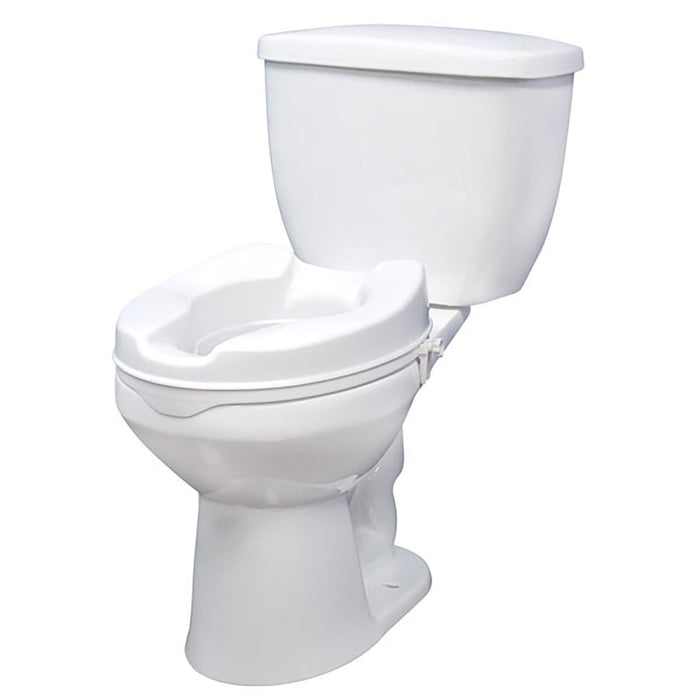 Drive RTL12064 , Raised Toilet Seat With Lock, Standard Seat, 4"