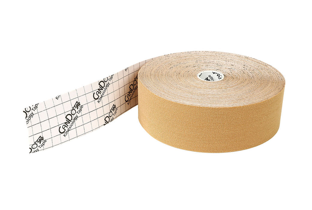 CanDo 3009618 DISC Kinesiology Tape, 2" X 103 Ft, Beige, 1 Roll