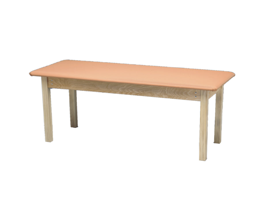 CanDo 15-1011 Wooden Treatment Table - Standard, Upholstered, 78" L X 24" W X 30" H