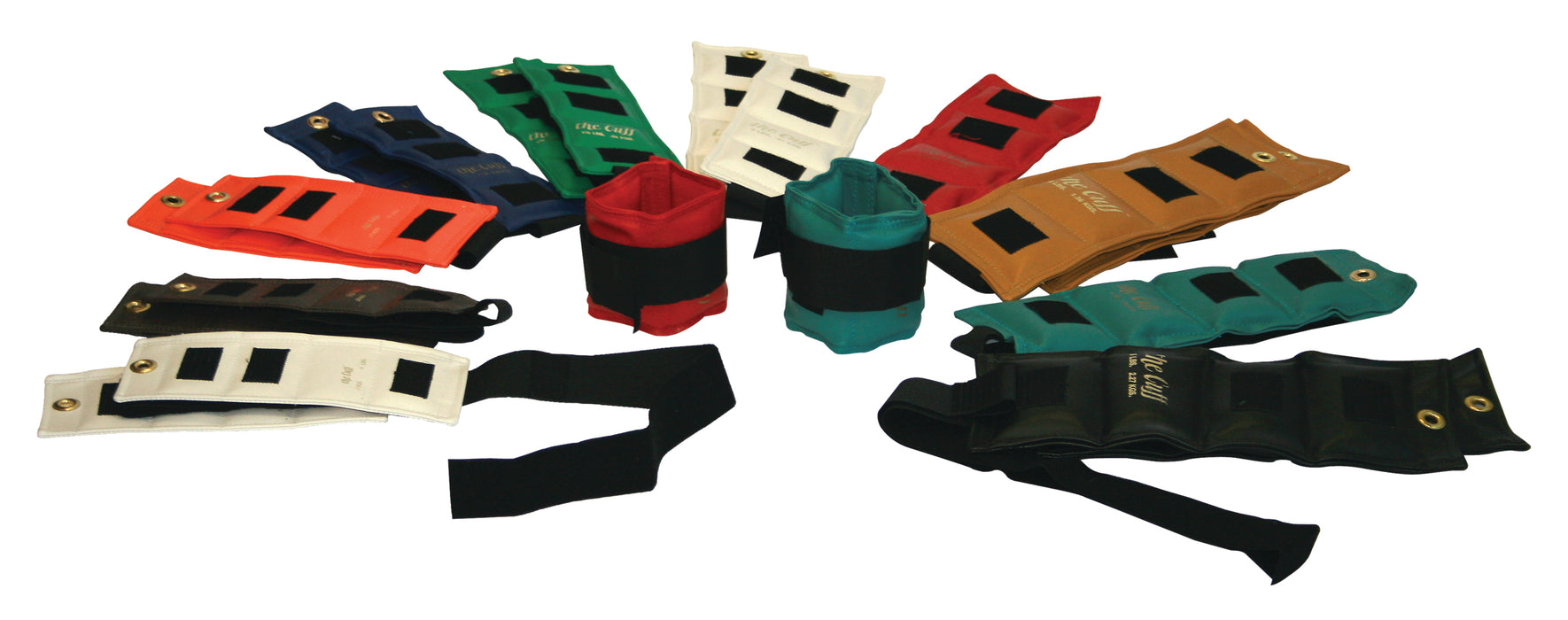 the Cuff 10-2552 Deluxe Ankle And Wrist Weight, 20 Piece Set (2 Each: .25, .5, .75, 1, 1.5, 2, 2.5, 3, 4, 5 Lb.)