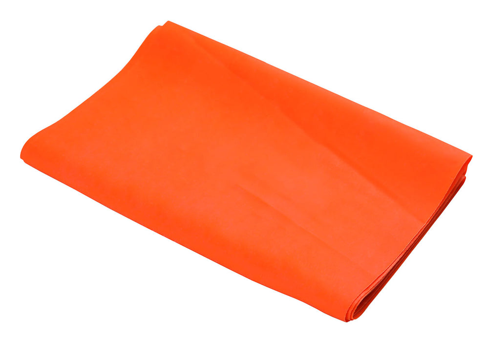 Val-u-Band 10-6172 Resistance Bands, Pre-Cut Strip, 5', Orange-Level 2/7, Case Of 30, Latex-Free