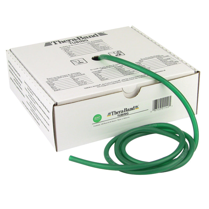 TheraBand 10-1323 Exercise Tubing - 100 Foot Roll - Green - Heavy