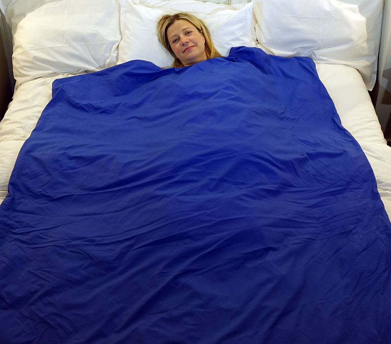 Sommerfly WCWB-4 , Wipe-Clean Weighted Blanket, Royal Blue, Large