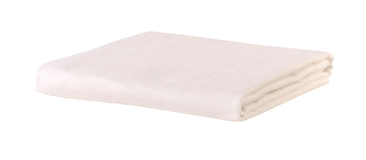 CanDo DIS 229 0024 01 Massage Sheet Set - Includes: Fitted, Flat And Cradle Sheets - Cotton Flannel - White